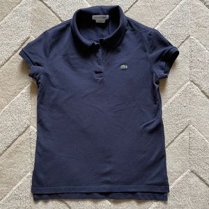Lacoste navy polo size 38/M